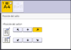 Ilustración de la pantalla panel de mandos