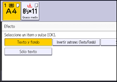 Ilustración de la pantalla panel de mandos