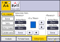 Ilustración de la pantalla panel de mandos