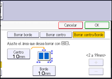 Ilustración de la pantalla panel de mandos