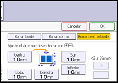 Ilustración de la pantalla panel de mandos