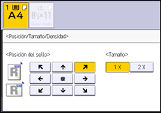 Ilustración de la pantalla panel de mandos
