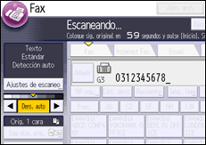 Ilustración de la pantalla panel de mandos