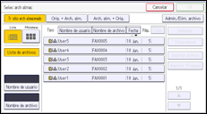 Ilustración de la pantalla panel de mandos