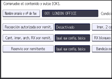 Ilustración de la pantalla panel de mandos