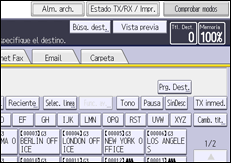 Ilustración de la pantalla panel de mandos