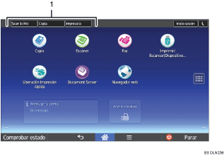 Ilustración de cambio de modos
