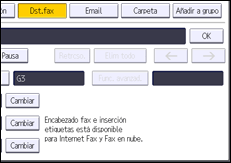 Ilustración de la pantalla panel de mandos