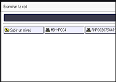 Ilustración de la pantalla panel de mandos