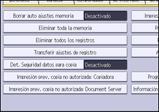 Ilustración de la pantalla panel de mandos