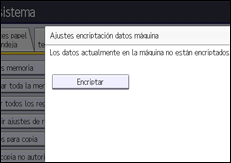 Ilustración de la pantalla panel de mandos