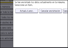 Ilustración de la pantalla panel de mandos