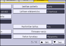 Käyttöpaneelin näyttö
