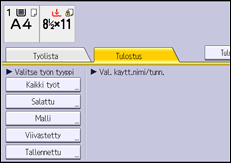 Käyttöpaneelin näyttö