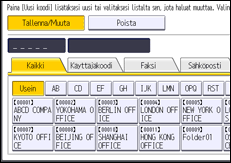 Käyttöpaneelin näyttö