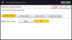 Käyttöpaneelin näyttö