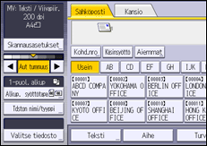 Käyttöpaneelin näyttö