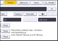 Käyttöpaneelin näyttö