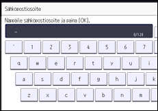 Käyttöpaneelin näyttö