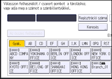 A kezelőpanel ismertetése