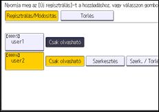 A kezelőpanel ismertetése
