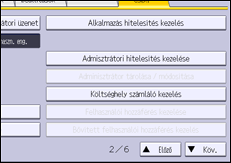 A kezelőpanel ismertetése