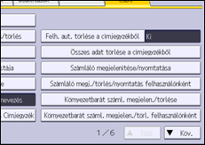 A kezelőpanel ismertetése