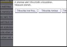 A kezelőpanel ismertetése