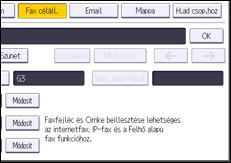 A kezelőpanel ismertetése