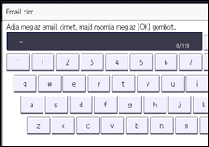 A kezelőpanel ismertetése