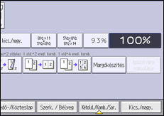 A kezelőpanel ismertetése