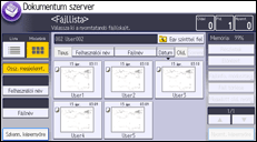 A kezelőpanel ismertetése