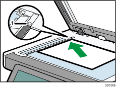 Illustrazione numerata vetro di esposizione