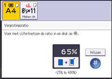 Afbeelding van bedieningspaneel