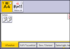 Afbeelding van bedieningspaneel