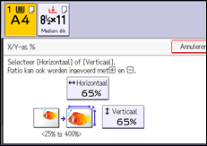 Afbeelding van bedieningspaneel