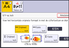 Afbeelding van bedieningspaneel