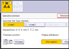 Afbeelding van bedieningspaneel