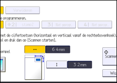 Afbeelding van bedieningspaneel