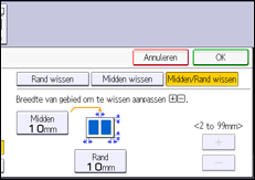 Afbeelding van bedieningspaneel