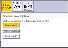 Afbeelding van bedieningspaneel