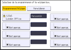 Afbeelding van bedieningspaneel