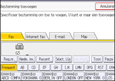 Afbeelding van bedieningspaneel