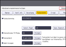 Afbeelding van bedieningspaneel