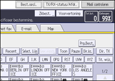 Afbeelding van bedieningspaneel