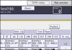 Afbeelding van bedieningspaneel