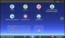 Afbeelding van bedieningspaneel