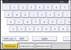 Afbeelding van bedieningspaneel
