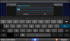 Afbeelding van bedieningspaneel