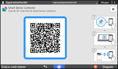 Afbeelding van bedieningspaneel